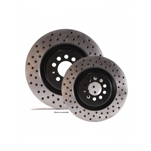 Disques de frein Tarox Arrière Pleins finition D95 percés Peugeot 206 3/5 Portes 2.0 S16 136cv 1999/06-2008/12