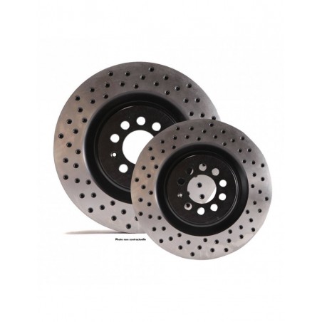 Disques de frein Tarox Arrière Pleins finition D95 percés Peugeot 206 3/5 Portes 2.0 S16 136cv 1999/06-2008/12