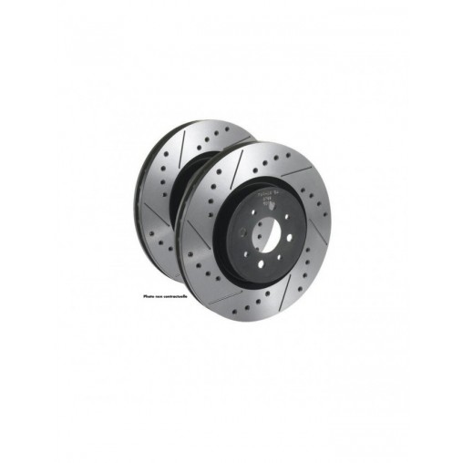 Disques de frein Tarox Arrière Pleins finition SJ percés et rainurés Hyundai Getz 1.5 CRDi 88cv 2005/08-2009/06