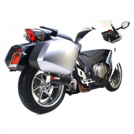 Scorpion Vfr1200 VFR 1200 (With panniers) Factory Oval Slip-on