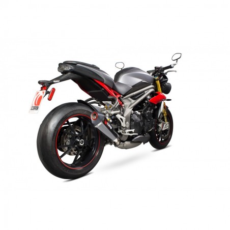 Scorpion Triumph Speed Triple 1050 16-17 Serket Taper Slip-on