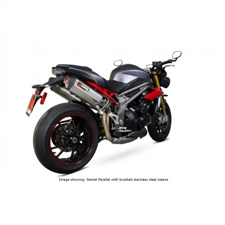 Scorpion Triumph Speed Triple 1050 16-17 Serket Slip-on (Pair)