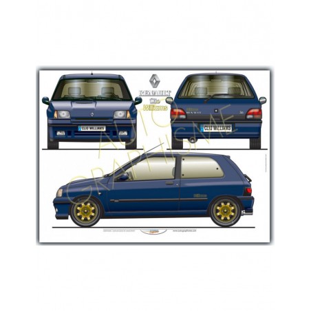 Poster RENAULT Clio Williams