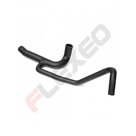 Durite supérieure de radiateur en silicone renforcé pour Peugeot 205 TD moteur XUD7T. Aspect mat proche de l'origine.