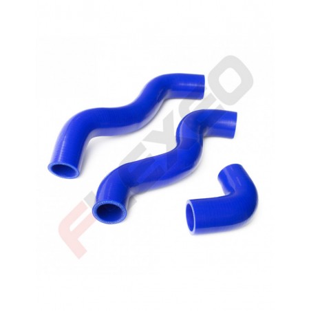 Kit 3 durites de radiateur en silicone renforcées pour FIAT UNO TURBO IE Phase 1