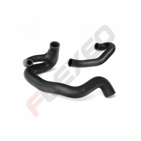 Kit 2 durites silicone mates renforcées pour le circuit de remplissage d'huile de PEUGEOT 205 GTI 105cv (XU5J)