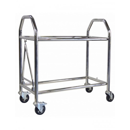 Chariot à pneus bas INOX longueur 1,3m