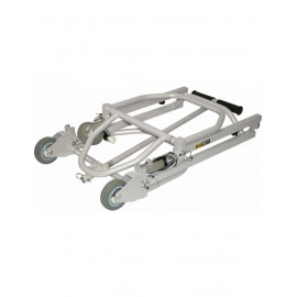 Chariot de stand pliable gris