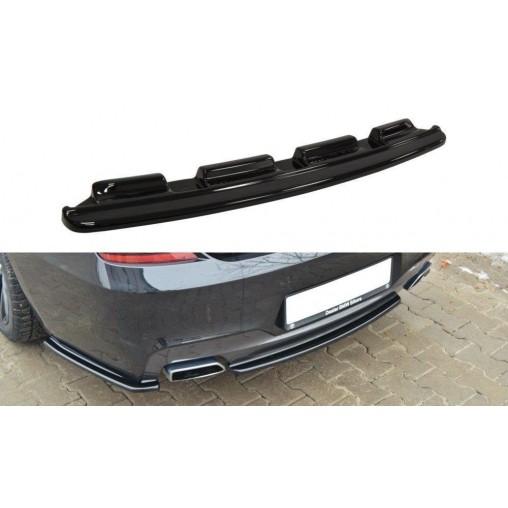MAXTON CENTRAL ARRIÈRE SPLITTER BMW 6 Gran Coupé MPACK (sans barres verticales)
