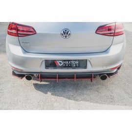 MAXTON Sport Durabilité Central Diffuseur Arriere V.2 VW Golf 7 GTI