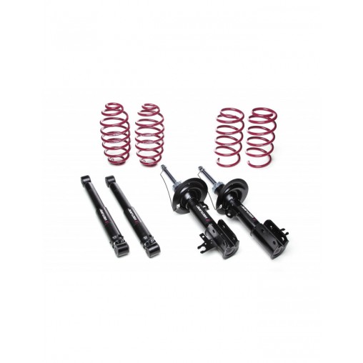 Kit amortisseurs et ressort courts VOGTLAND pour Opel Astra H Break 1.6 LPG 116cv 2009/08-2010/10