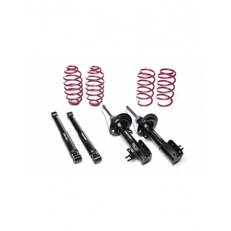 Kit amortisseurs et ressort courts VOGTLAND pour Opel Astra H Break 1.6 LPG 116cv 2009/08-2010/10