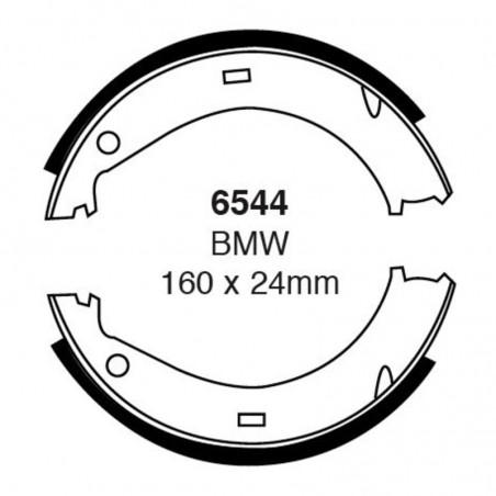 Mâchoires de Frein à Main EBC, BMW 325i E36