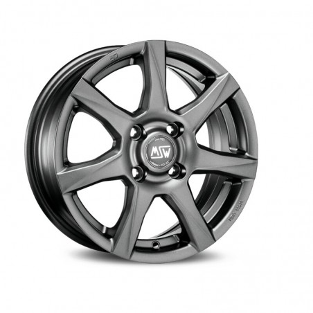 MSW 77 14x5" 4x100 ET45, Gris Anthracite Mat