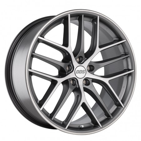 BBS CC-R 20x8.5" 5x112 ET42, Gris Anthracite / Poli