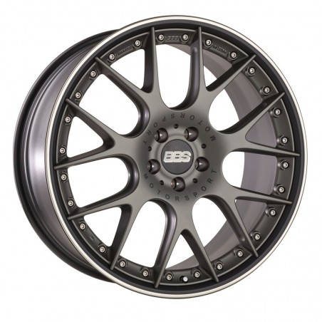 BBS CH-RII 22x10" 5x130 ET45, Gris Platine