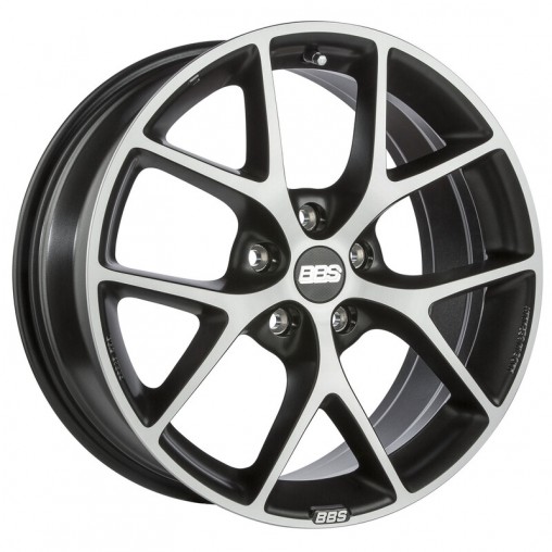 BBS SR 18x8" 5x120 ET44, Noir / Poli (SR035)