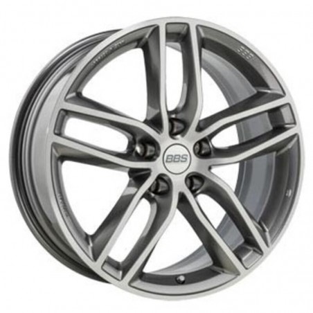 BBS SX 18x8" 5x120 ET45, Gris Platine / Poli