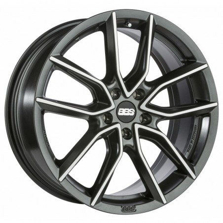 BBS XA 20x8.5" 5x120 ET33, Noir / Poli (XA0303)