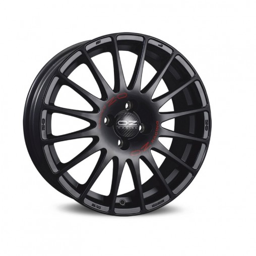 OZ Superturismo GT 19x8" 5x112 ET35, Noir Mat, Lettres Rouges