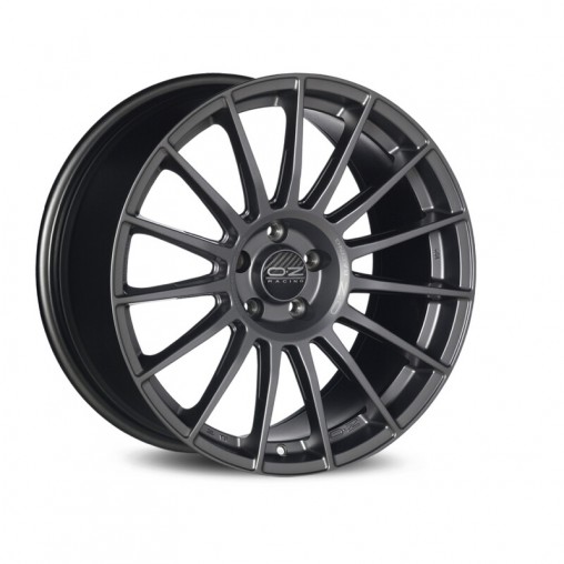 OZ Superturismo LM 19x9.5" 5x114.3 ET45, Graphite Mat, Lettres Grises