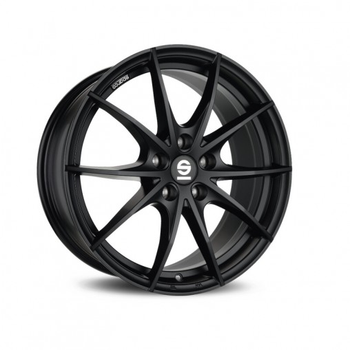 Sparco Trofeo 5 17x7.5" 5x100 ET48, Noir Mat