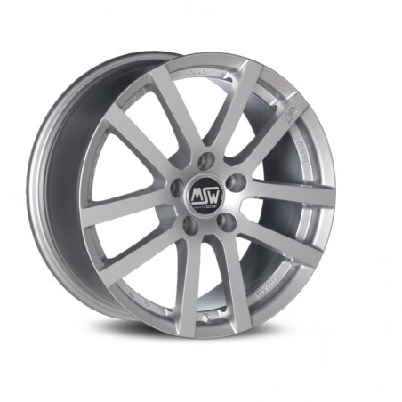 MSW 22 16x6.5" 4x100 ET42, Gris Argenté