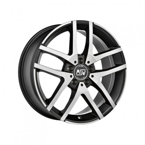 MSW 28 16x6.5" 5x114.3 ET40, Noir Mat / Poli