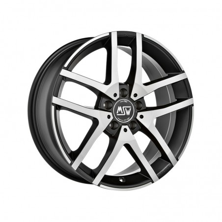 MSW 28 16x6.5" 5x114.3 ET40, Noir Mat / Poli