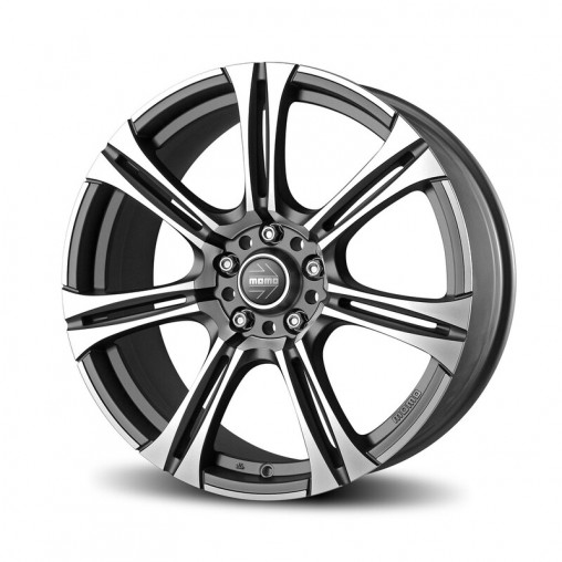 Momo Next Evo 16x7" 5x112 ET42, Gris Anthracite, Branches Polies