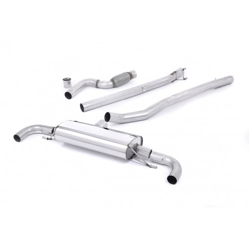 Milltek 3" Non Resonated Valved Cat Back Exhaust