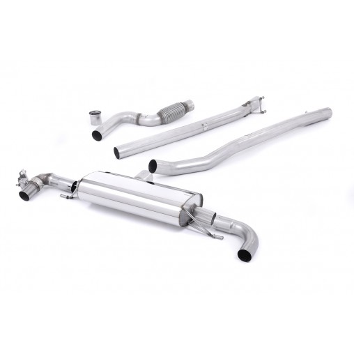 Milltek 3" Non Resonated Race Non Valved Cat Back Exhaust