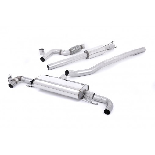 Milltek 3" Resonated Valved Cat Back Exhaust