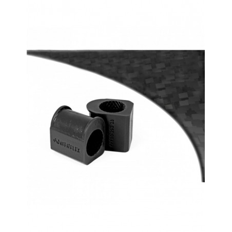 Silent bloc Powerflex Black support barre anti-roulis avant intérieur 28mm Renault Clio 2 (2 pièces)