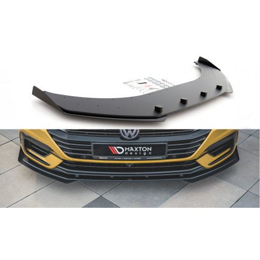 MAXTON Sport Durabilité Lame Du Pare-Chocs Avant + Flaps Volkswagen Arteon R-Line