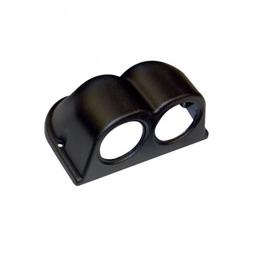 Support Bratex 2 Manomètres Noir