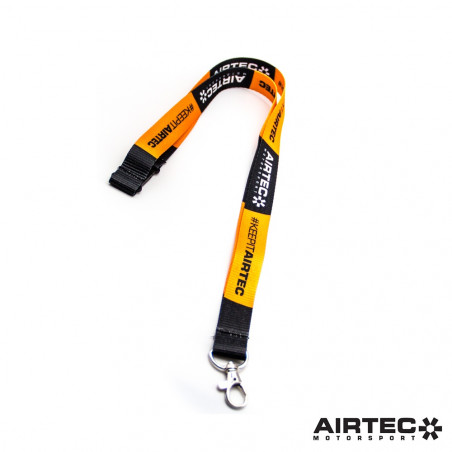 AIRTEC Motorsport Black & Orange Lanyard