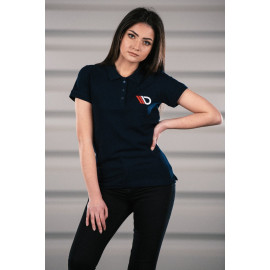 MAXTON Womens Navy Blue Polo shirt