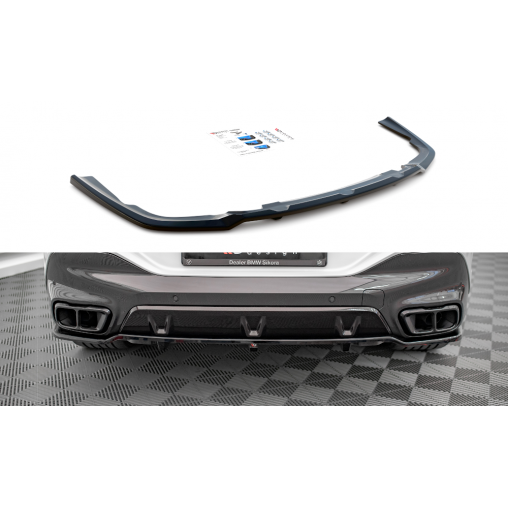 MAXTON Central Arriere Splitter (avec une barre verticale) BMW X6 M-Pack G06