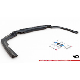 MAXTON Central Arriere Splitter (avec une barre verticale) BMW X6 M-Pack G06