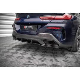 MAXTON Central Arriere Splitter (avec une barre verticale) BMW 8 Gran Coupe M-Pack G16