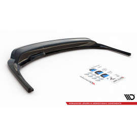 MAXTON Central Arriere Splitter (avec une barre verticale) Skoda Fabia Combi Mk3 Facelift