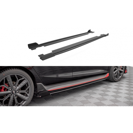 MAXTON Street Pro Rajouts Des Bas De Caisse + Flaps Hyundai I20 N Mk3