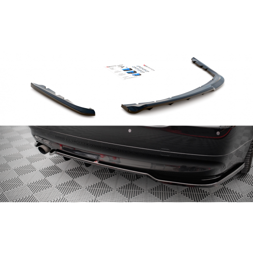 MAXTON Central Arriere Splitter (avec une barre verticale) BMW 3 Sedan E90