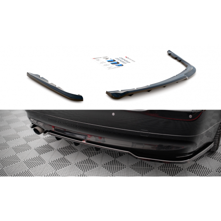 MAXTON Central Arriere Splitter (avec une barre verticale) BMW 3 Sedan E90