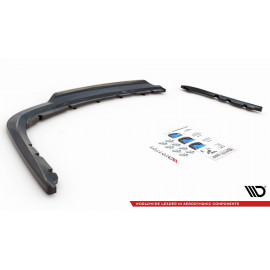 MAXTON Central Arriere Splitter (avec une barre verticale) BMW 3 Sedan E90