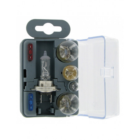 Kit de Secours H7 12V 5 Lampes + 2 Fusibles