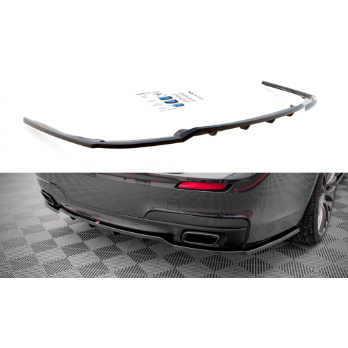 MAXTON Central Arriere Splitter (avec une barre verticale) BMW 7 M-Pack F01