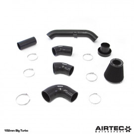 AIRTEC Motorsport Enlarged 90mm Induction Pipe Kit for Focus Mk2 RS (Stock RS Turbo & Big Turbo Options)