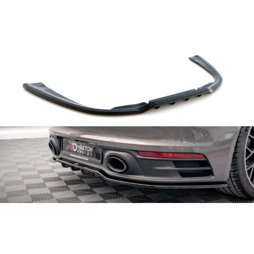 MAXTON Central Arriere Splitter (avec une barre verticale) Porsche 911 Carrera 4S 992